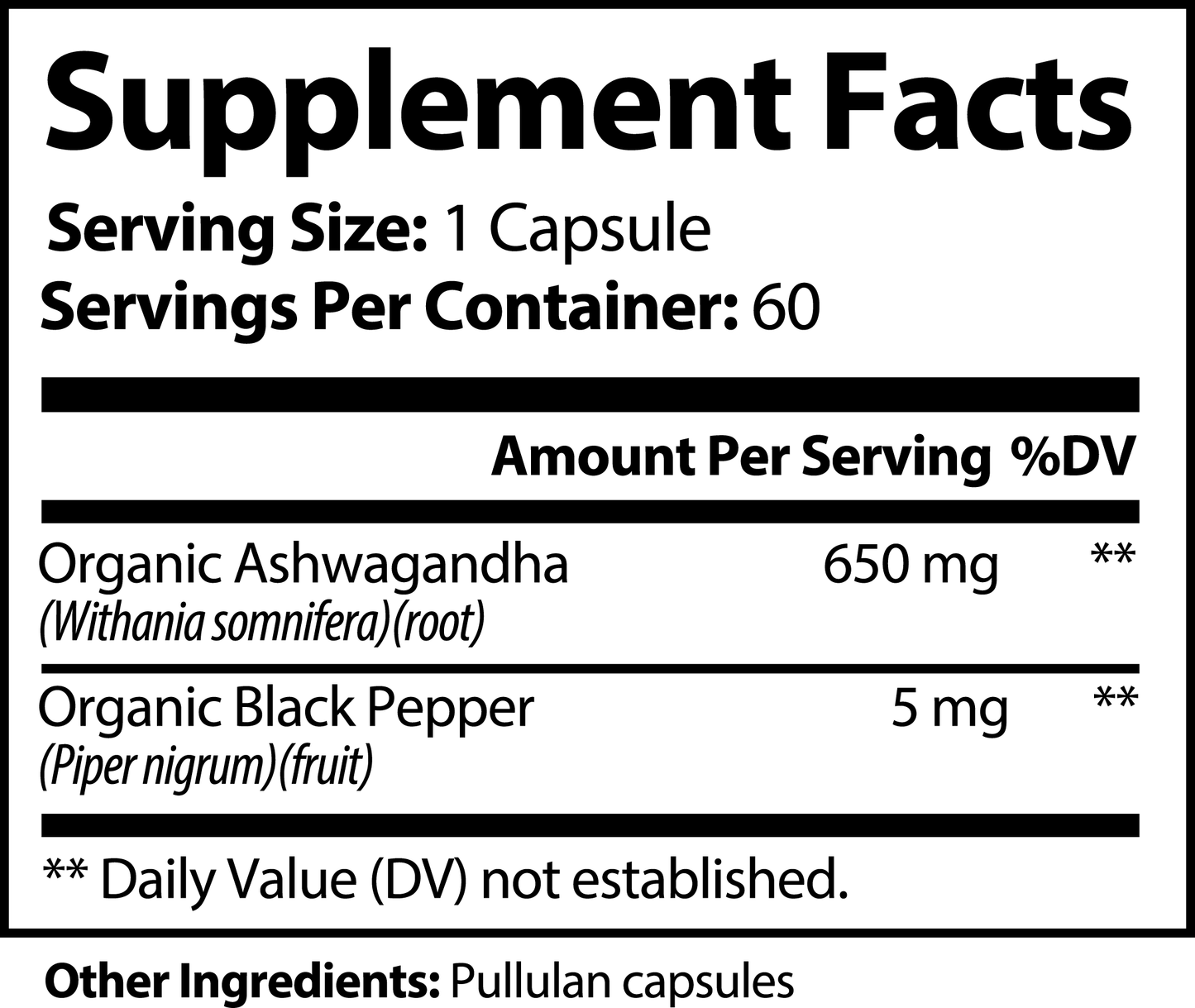 Sinister Plug ™ Ashwagandha